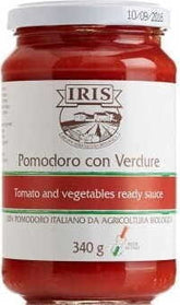 Tomatsaus med grønnsaker ØKO 340 g IRIS